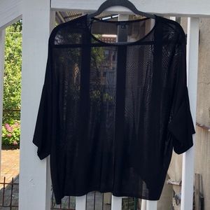 Cos Black Mesh Top 🎵⚡️